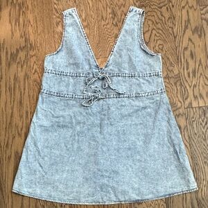 Denim like dress-NEW! Not worn.